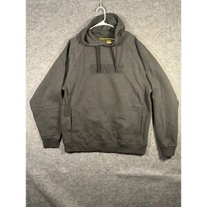 DeWalt XL Gray Heavy Duty Logan Hoodie Sweatshirt Workwear Guaranteed Tough‎